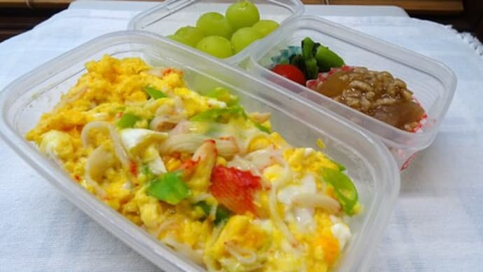 かにかま卵丼のお弁当と、還暦旅行二日目