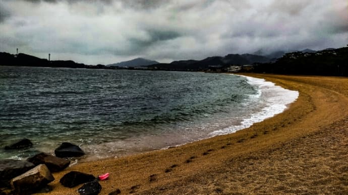 冬の海…。