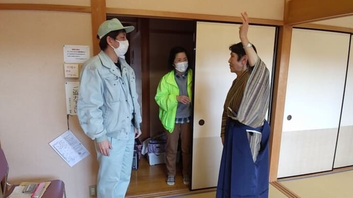 ♪ 踊りのお稽古の最中に、「警報が鳴りました。 誤作動のようなので、調べさせてもらいます」