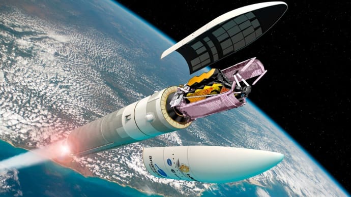 ジェームスウエッブ宇宙望遠鏡の打上予定日:2021年12月18日