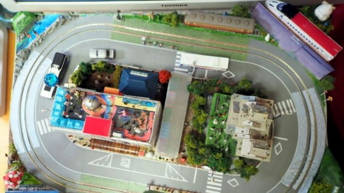 鉄道バス模型レイアウト 「熊本の想い出の街」