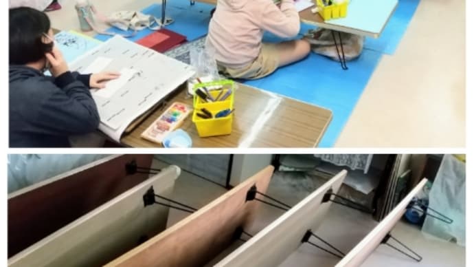 アトリエ教室も冬バージョンだあ❗️ &いただき物