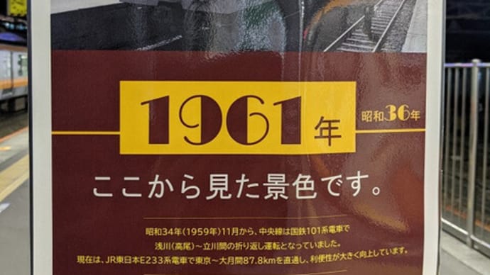 高尾駅120周年記念スペシャルデー