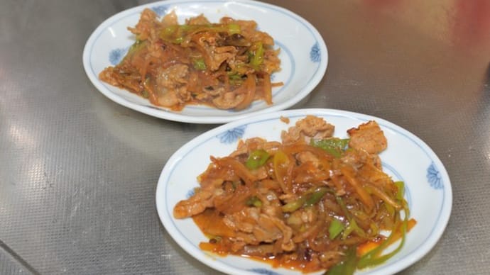大根と豚バラ肉の甘辛炒め