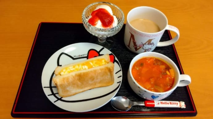 復興支援の朝食