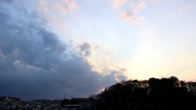 03月03日 夕方寒くなった。