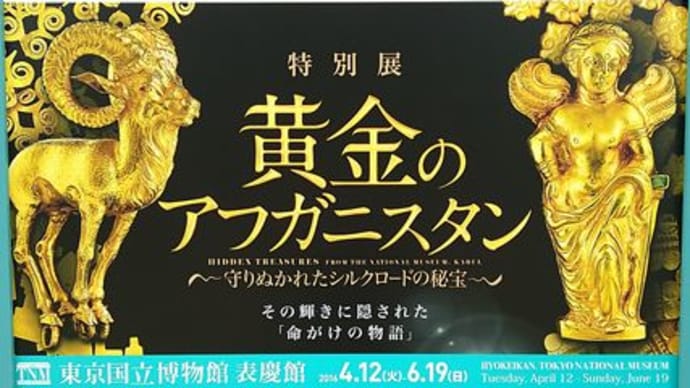 東京国立博物館 『黄金のアフガニスタン展』・・他