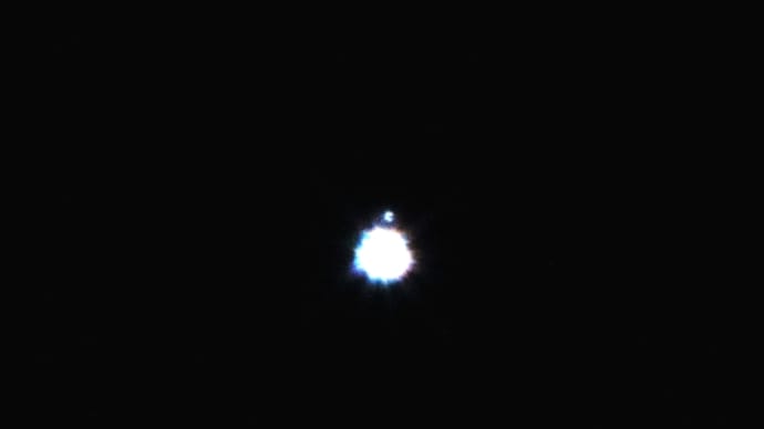 リゲル伴星を撮影しました