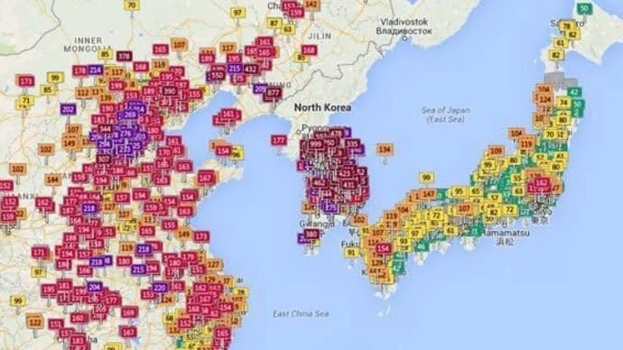 福島原発事故処理水放出を反対している大韓民国暫定統治政府と琉球新報ですが韓国の原発よりも低いトリチウム値ですよ。