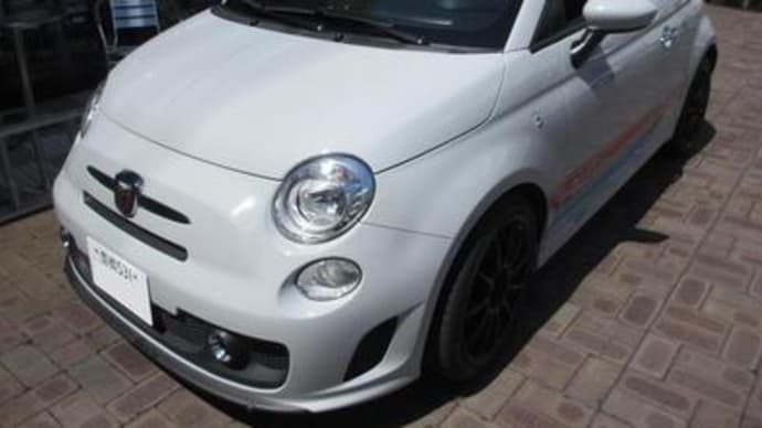 アバルト500 ブレーキパッド交換