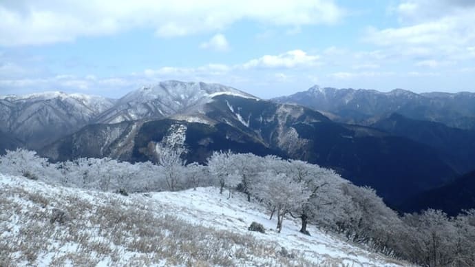 綿向山:霧氷