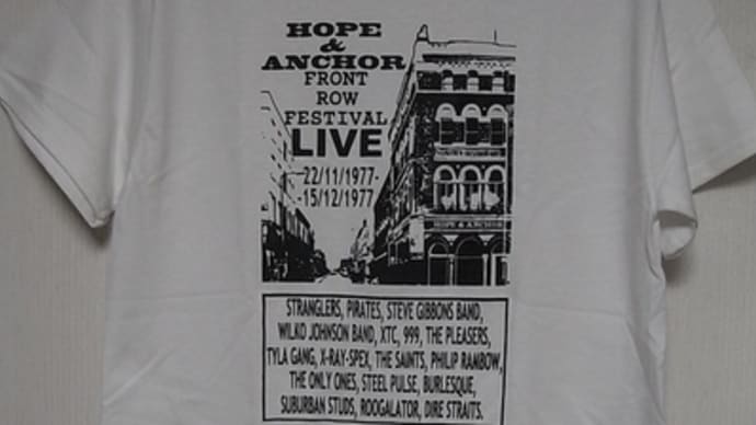 ROCK Tシャツ:HOPE&ANCHOR FRONT ROW FESTIVAL LIVE