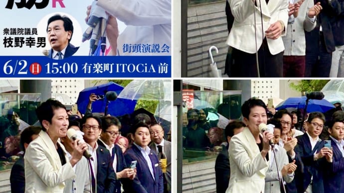 蓮舫都知事予定候補 始動!
