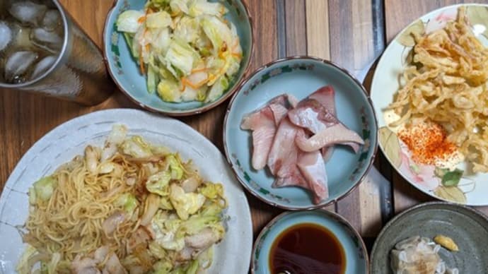 昨日の晩飯