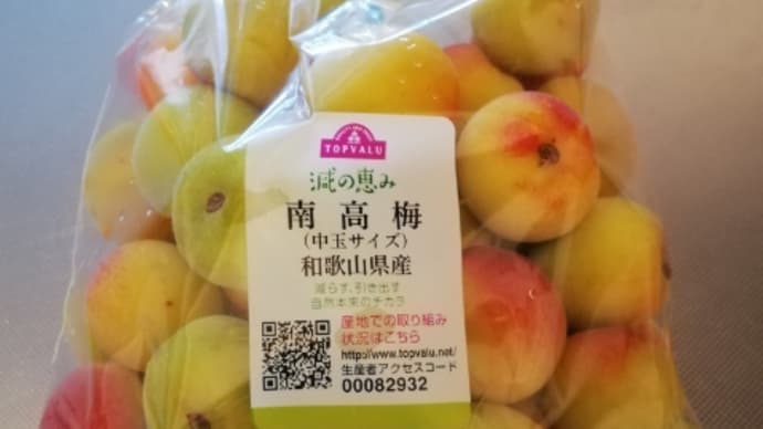 ★梅漬け。