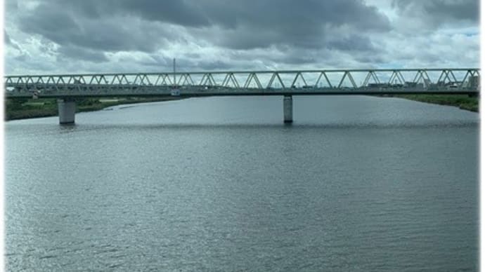 今日も暑かった~木根川橋