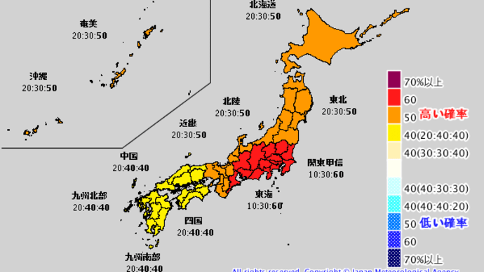 1ヶ月予報(8月29日版)