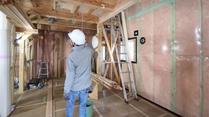 2棟構造見学と建て主様ご案内