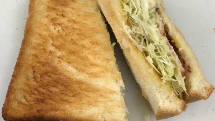 キャベツサンドを作りました