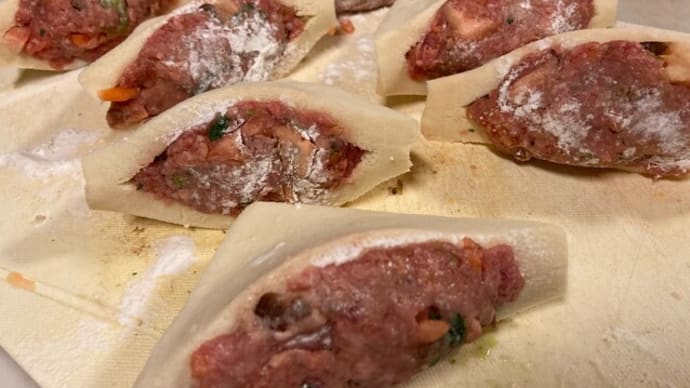 高野豆腐のはさみ煮&リンゴサラダ
