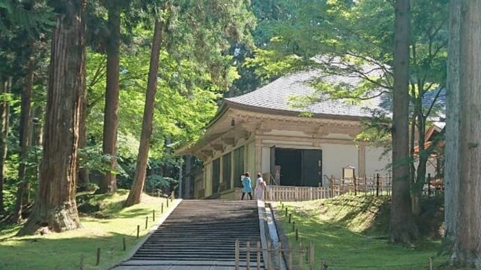 ブログ220617 王様と行くSL銀河の旅〜1日目 一ノ関〜平泉でお昼(蕎麦)