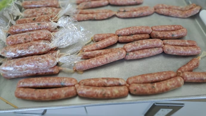 4月お料理教室~ソーセージ作り