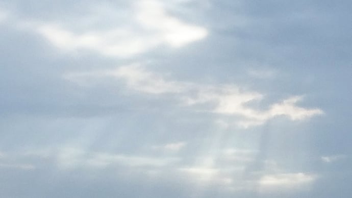 早朝の空模様♪