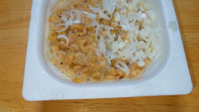 納豆そば。