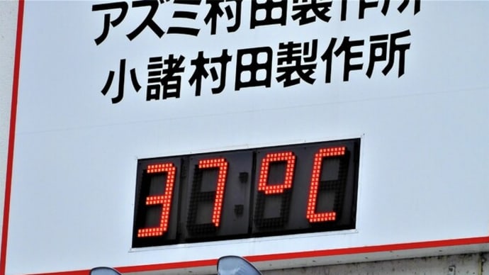 ２０２１・８・３　長野盆地も暑い！