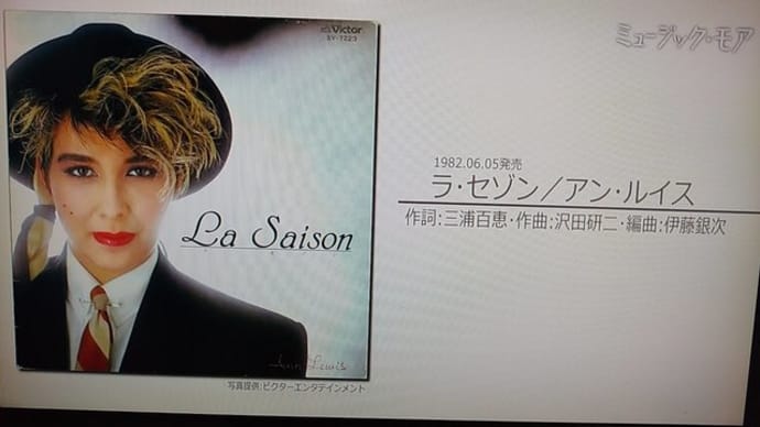 6月12日放送 ミュージック・モアで沢田研二