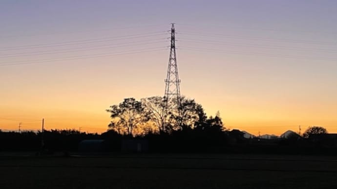 こんなに綺麗な夕暮れ