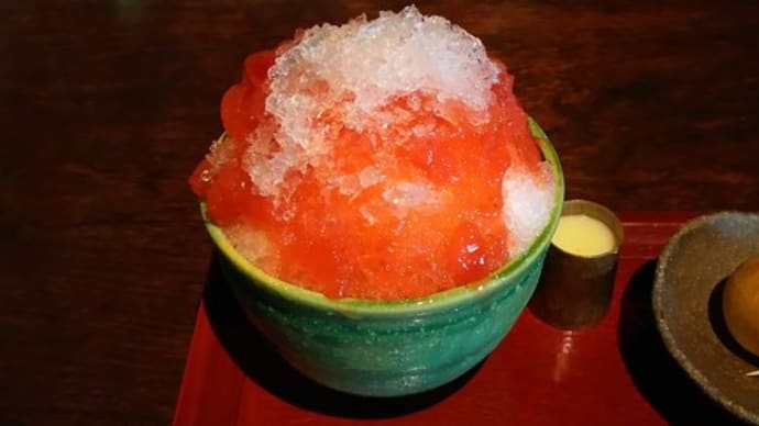 朝一かき氷