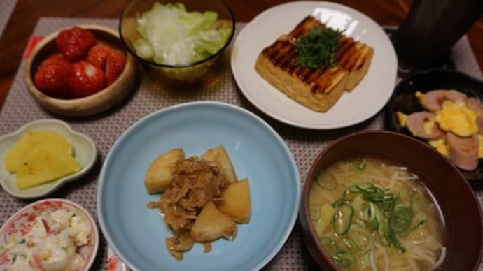 ツナじゃが　　みそ煮込みうどん＠吉田麺業