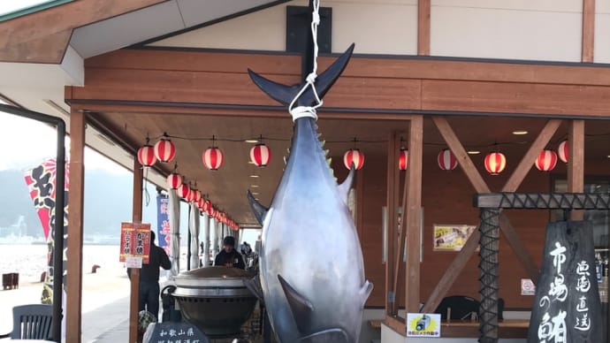 勝浦漁港で朝ご飯