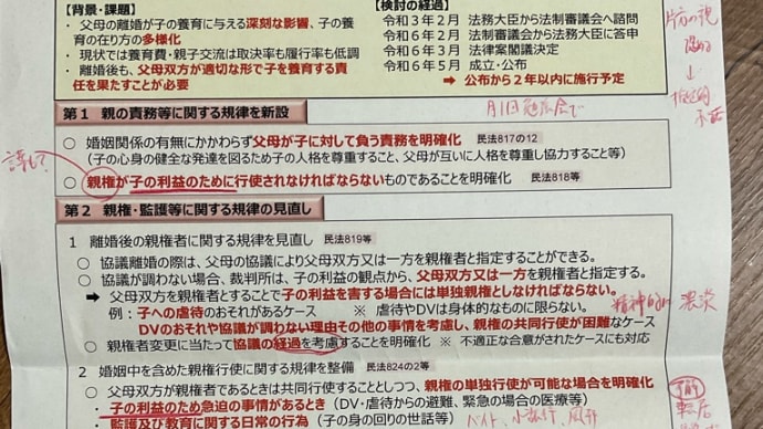 共同親権のメリット、デメリット