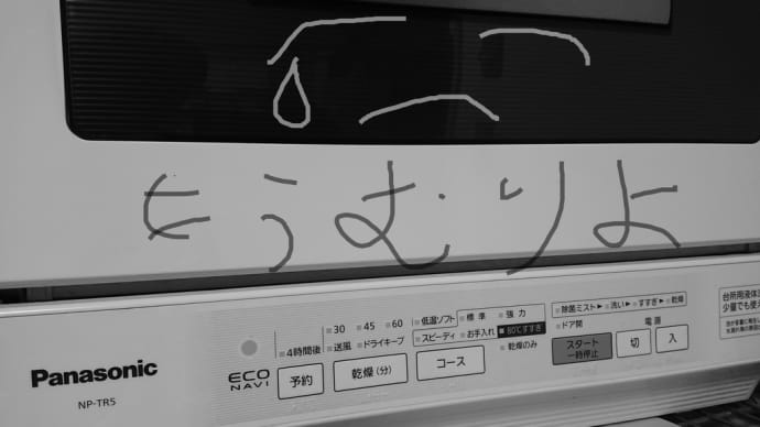 食洗機がーっ!!(涙)