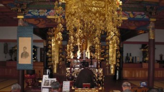 2009年4月16日　萬福寺にて西澤真蔵追弔会