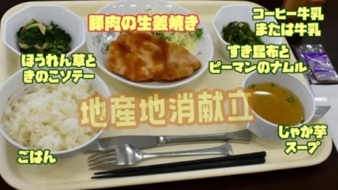 自衛隊食堂でツワモノ飯の生姜焼き