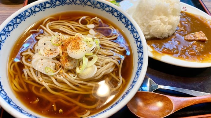 大むら(東長崎)ミニカレーセット 温そば