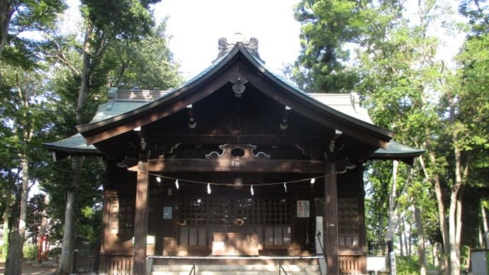 朝が涼しくなってきた富士森公園(2020年8月25日)
