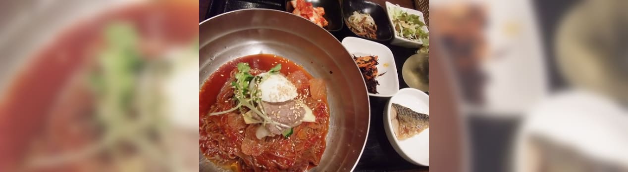 長寿韓酒房 長寿韓スタイル ビビン冷麺 銀座3 くぅの小さな幸せ