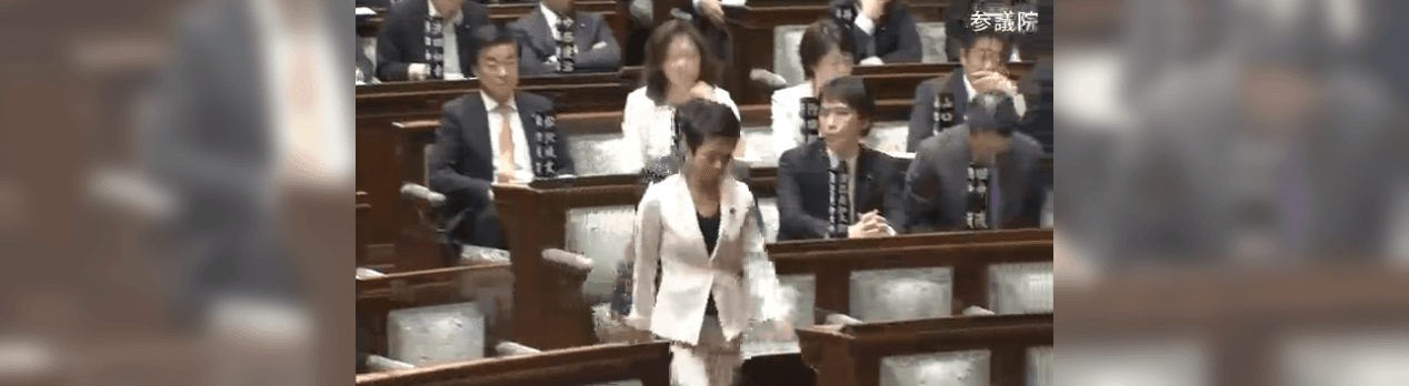 真っ白な蓮舫さんが 真っ黒安倍首相に 平和安全法制を選挙で問うていない と 邪道ぶりを糺す 参 本 ニュースサイト 宮崎信行の国会傍聴記 真っ白な蓮舫さんが 真っ黒安倍首相に 平和安全法制を選挙で問うていない と 邪道ぶりを糺す 参 本 ニュースサイト 宮崎信行の国会傍聴記