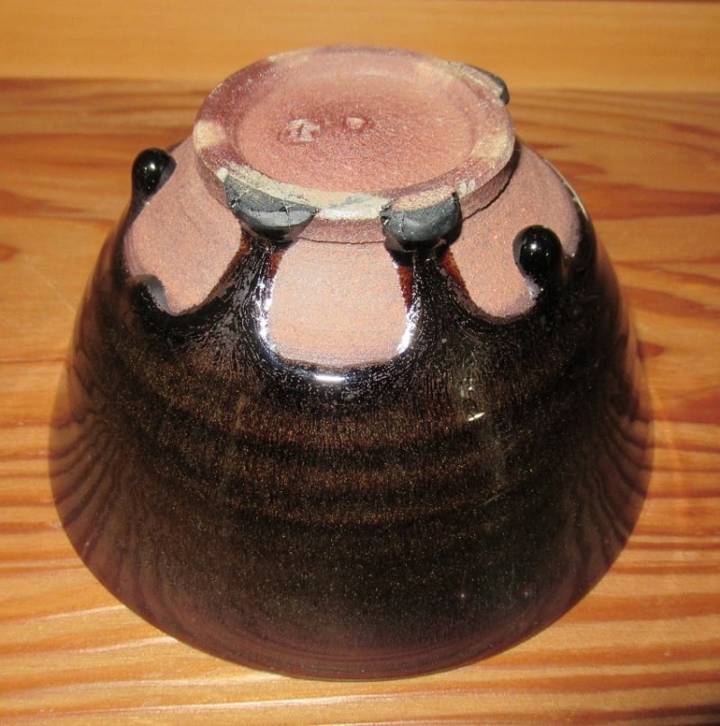 平野庫太郎作 木葉天目茶碗 - 夜噺骨董談義