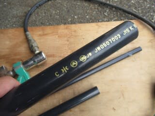 油圧 パイプ圧着機 亀倉精機 S-30 - Kinoの自転車日記 油圧 パイプ圧着機 亀倉精機 S-30 - Kinoの自転車日記