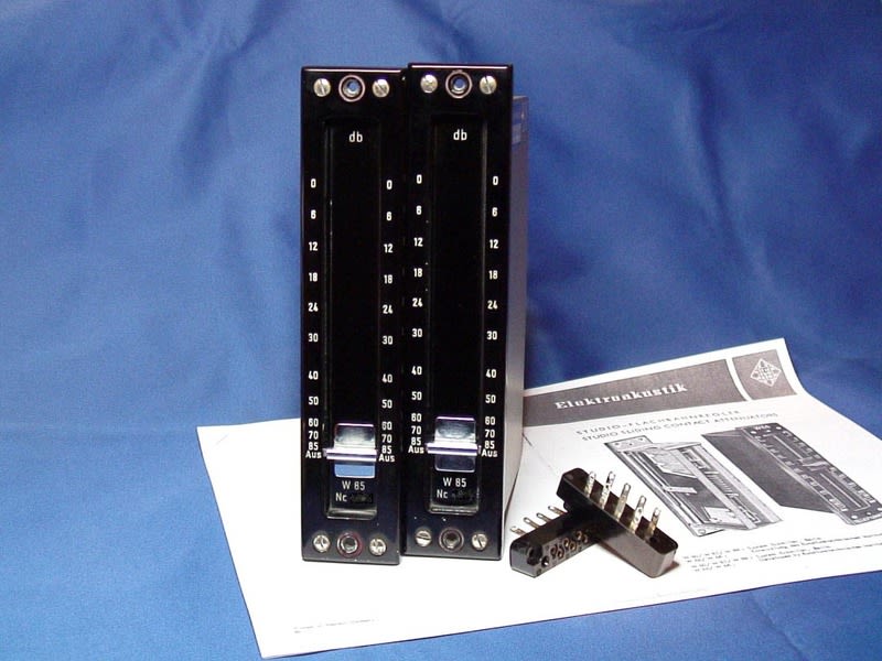 Eckmiller W85 - Studio Flachbahnregler - German Vintage Modules