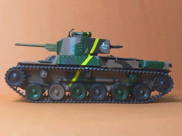 知波単学園 九七式中戦車（浜田車） 完成です!! - 気分は