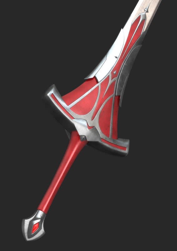 本日の３d作品 燦然と輝く王剣 クラレント Shimの3d置き場
