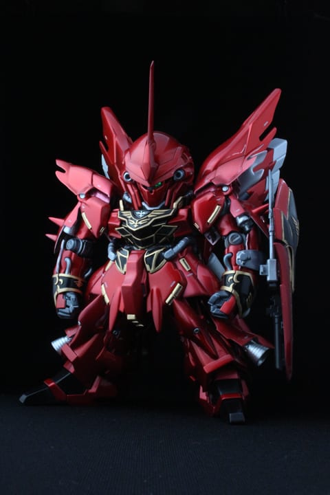 SD EXシナンジュ全塗装 貧しい SD EXシナンジュ全塗装 貧しい