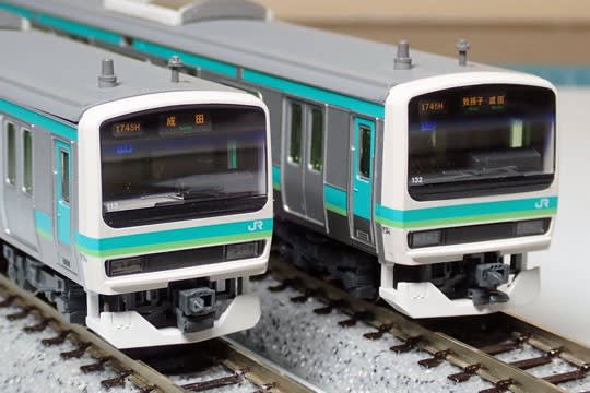 帯色がよりリアルに~KATO E231系「常磐線・上野東京ライン」の 帯色がよりリアルに~KATO E231系「常磐線・上野東京ライン」の