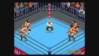 スーパーファイヤープロレスリングX - Mr.しもの前途遼遠